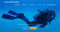 Desktop Screenshot of learntodivetoday.co.za